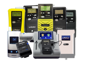 The Lifeloc breathalyser range